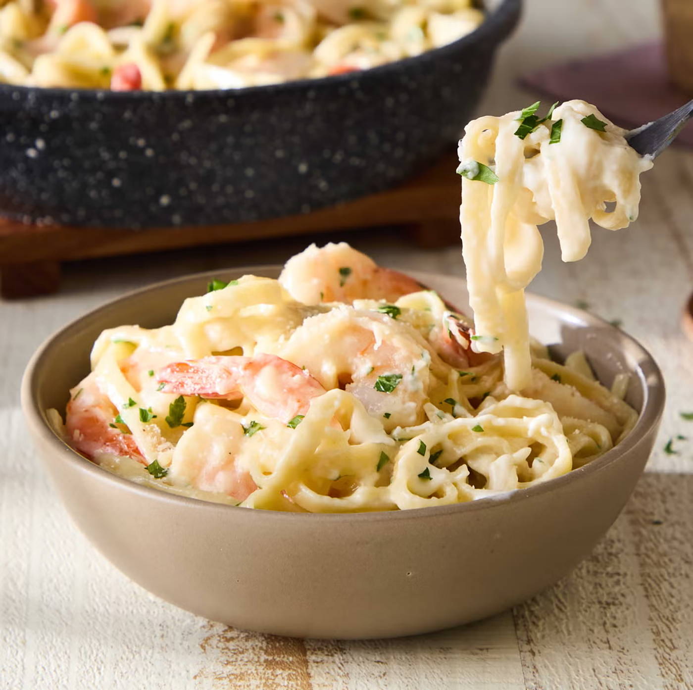 Shrimp Alfredo