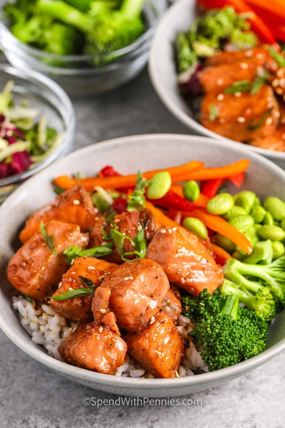Teriyaki Salmon Bowl