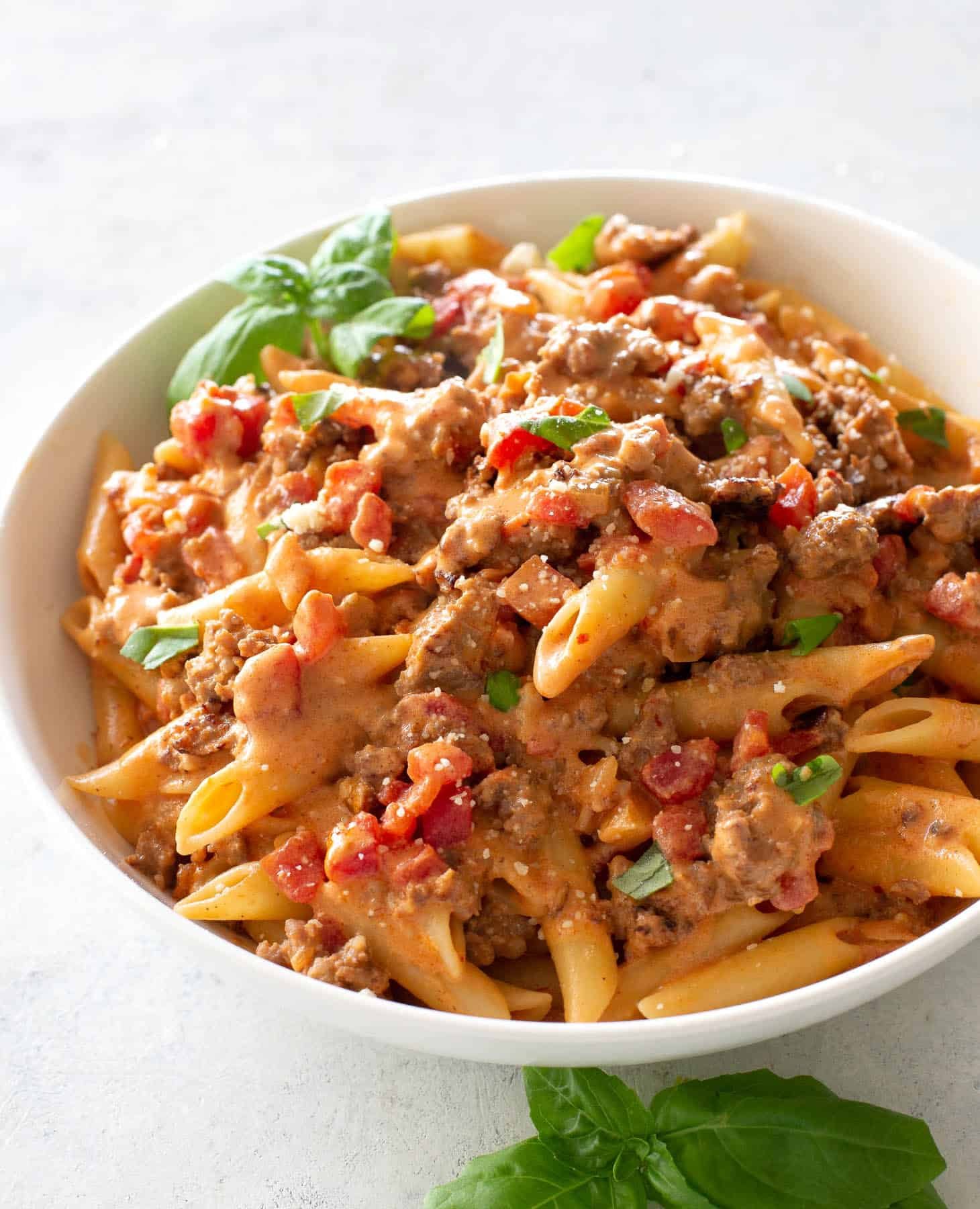 Tomato Sausage Penne