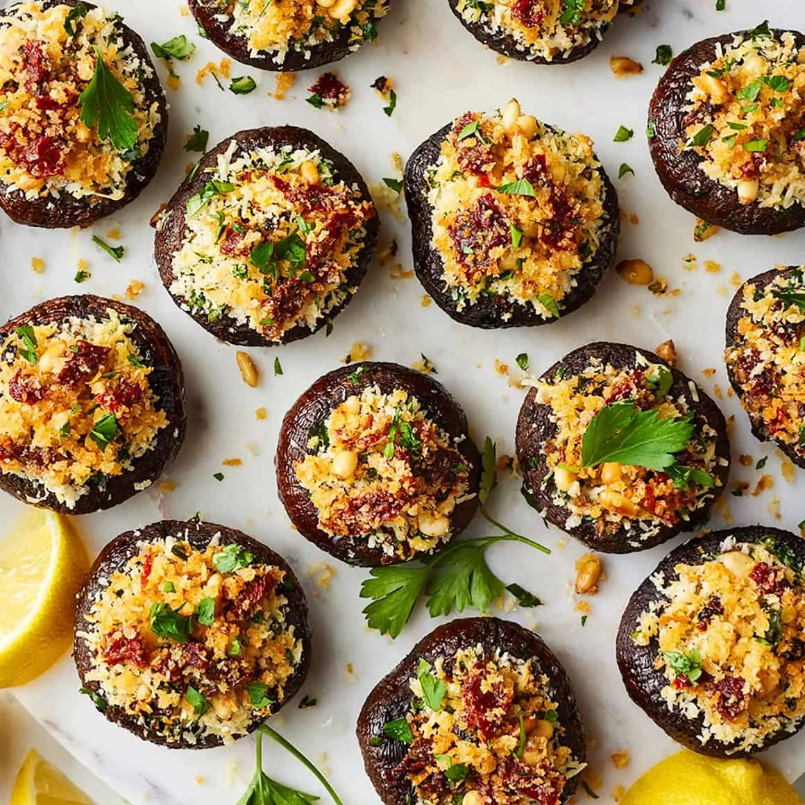 Stuffed Mushrooms 3 Ways