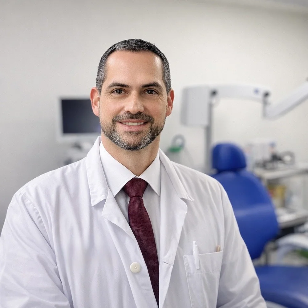 Dr. Jaime Ochoa Ríos en su consulta