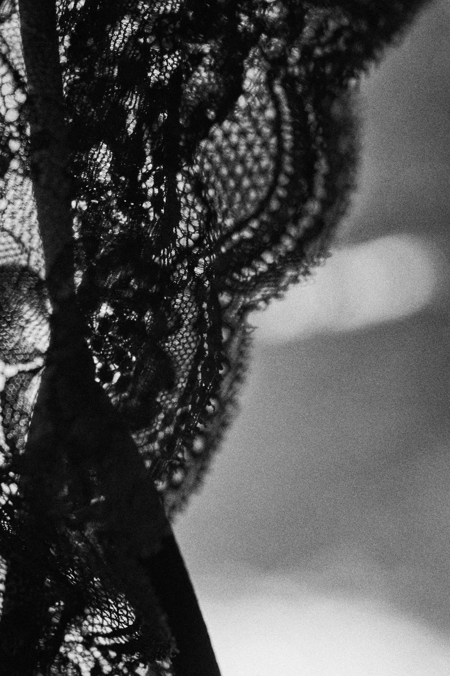 Lace period underwear .