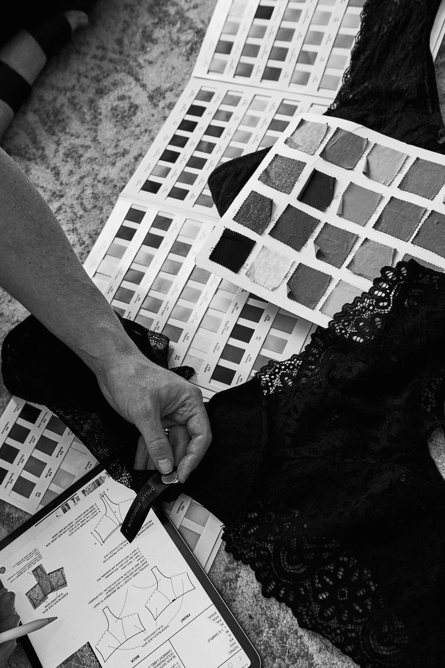 Founder Anna Campbell Bridal designing Belle Rebellion period lingerie inspired by couture craftsmanship.