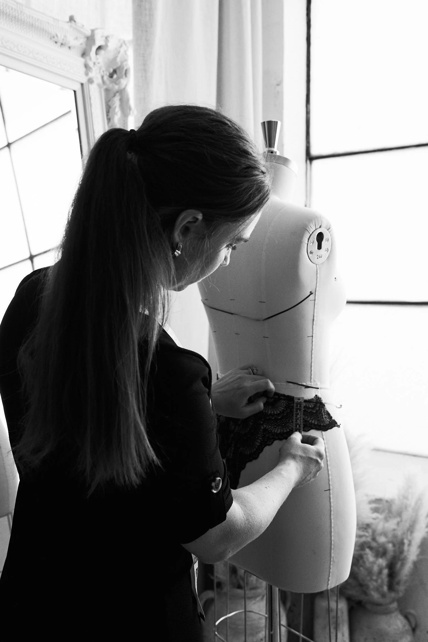 Couture-inspired period panties combining softness, support, and sensuality