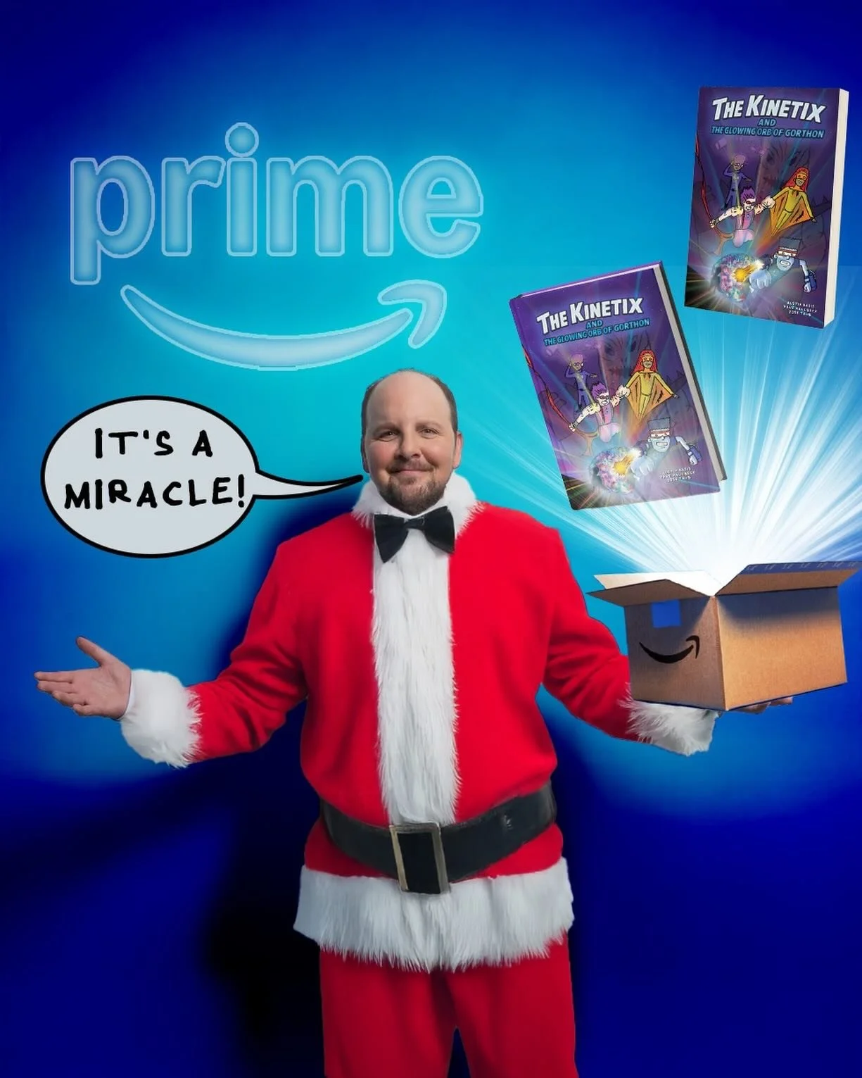 In need of a holiday miracle gift for your 10-year-old reader?
Santa says The Kinetix is the answer &mdash; and Amazon Prime delivers it like magic. 🎅✨
Fast shipping. Big imagination. A superhero story that hits home.
Link in bio!

#TheKinetix #Amaz