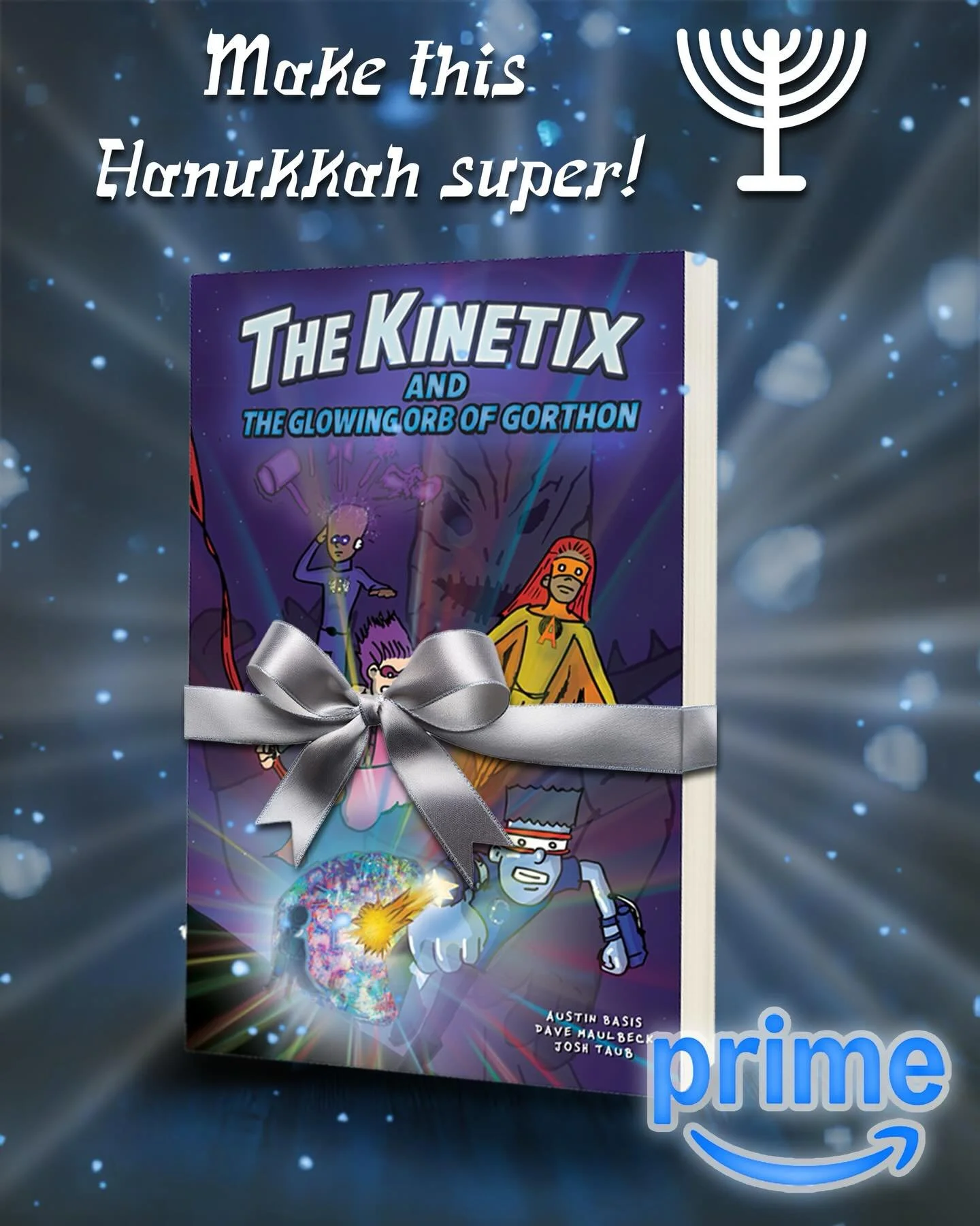 Looking for the perfect Hanukkah gift for your 8&ndash;12 year-old reader? 🕎📚
The Kinetix brings superheroes with disabilities to center stage &mdash; fun, empowering, and now on Amazon Prime for easy holiday delivery!

#TheKinetix #HanukkahGifts #