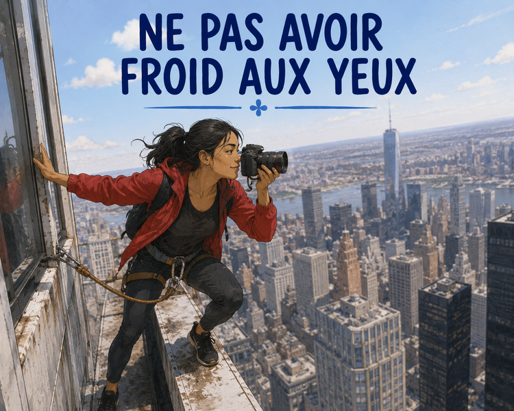Ne pas avoir froid aux yeux illustration
