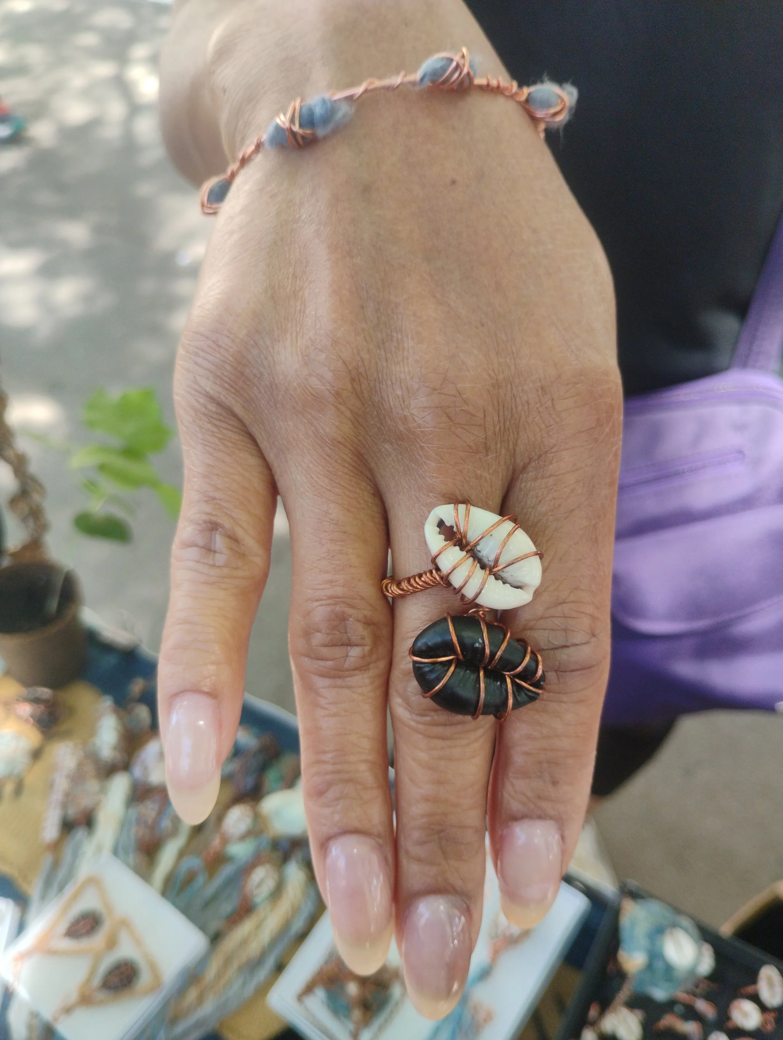 1 Yin/Yang Copper Ring (Adjustable)