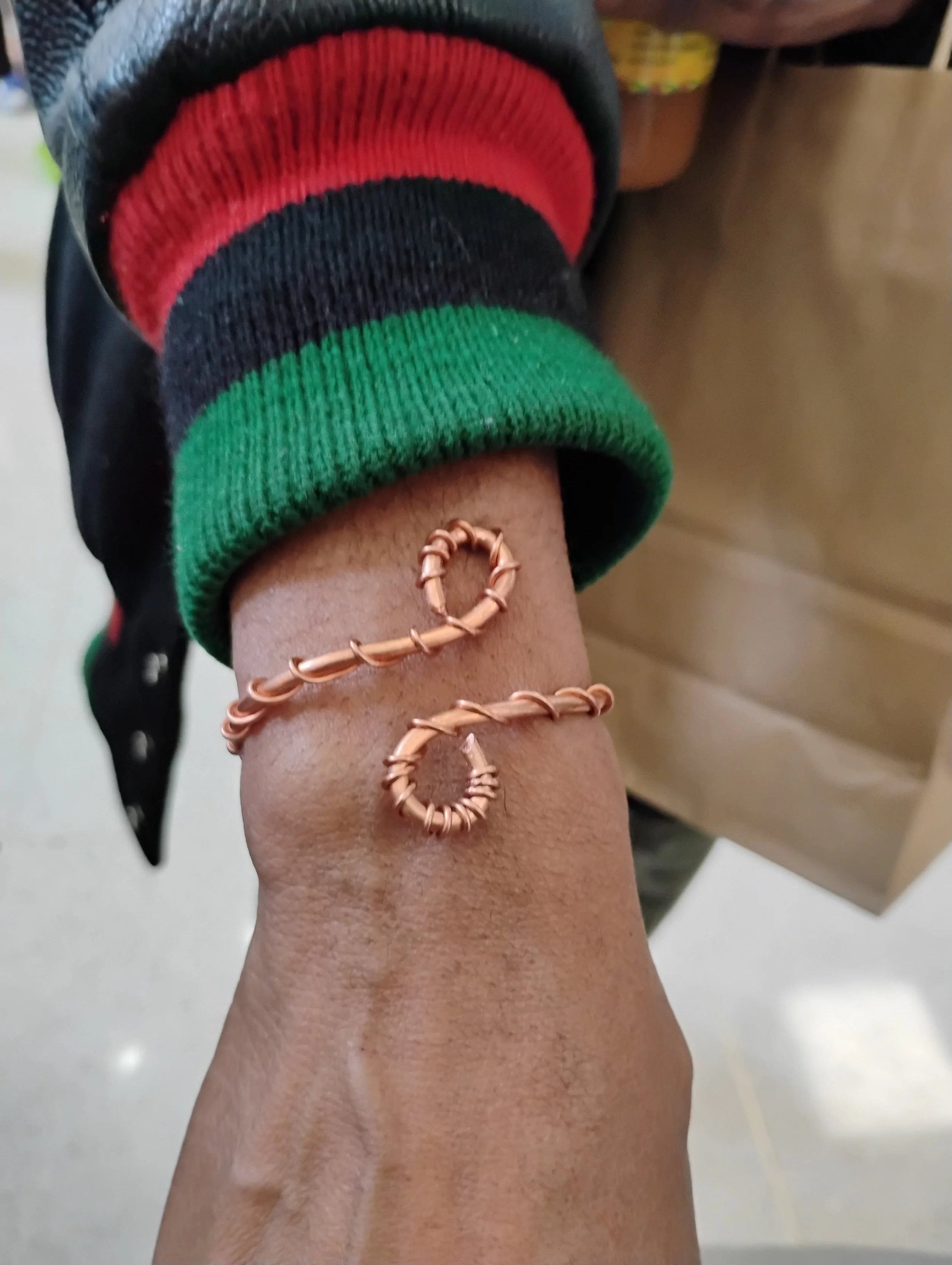 Copper Yin/Yang Bracelet