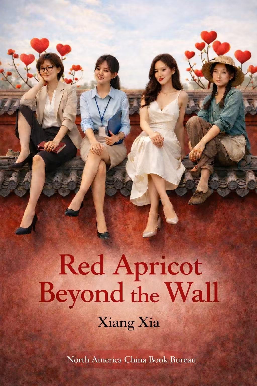 Red Apricot Beyond the Wall