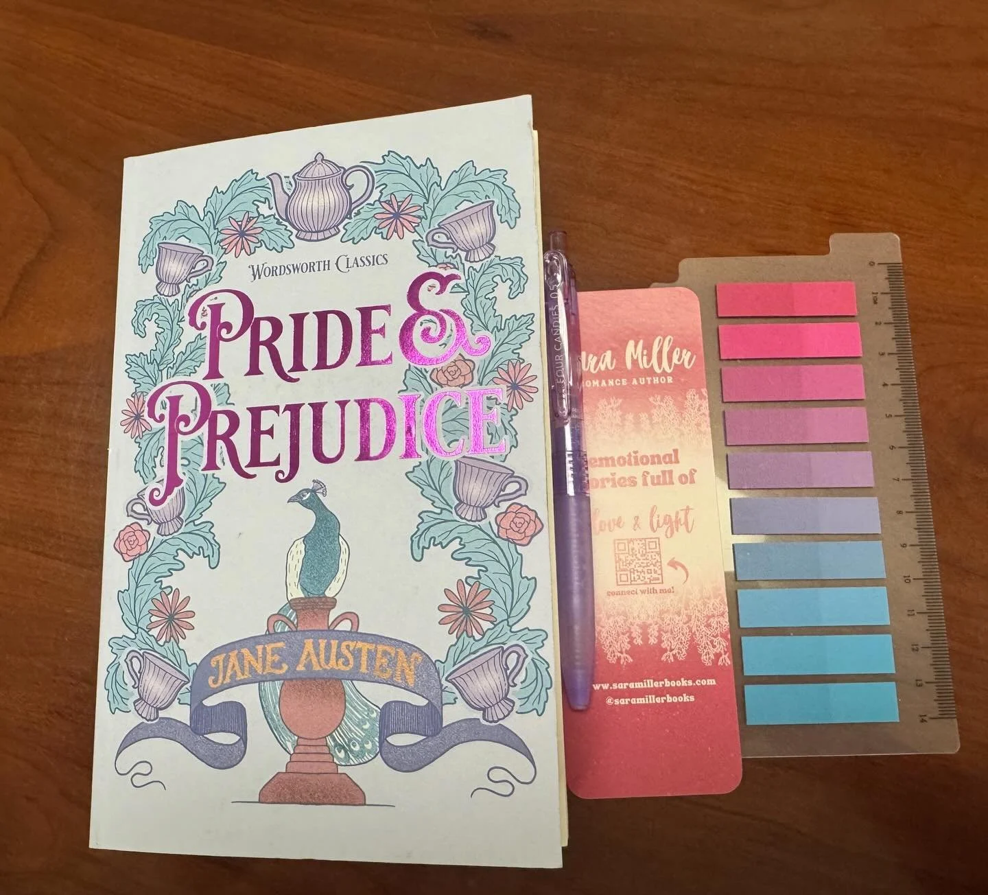 Getting ready for @saramillerbooks book club 😍💖