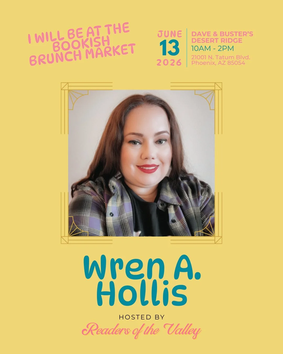 Phoenix babes&hellip; I&rsquo;ll officially be at the Bookish Brunch Market on June 13th and I am SO excited. 💋

Come hang out with me, grab signed copies of Unraveled Lies + Unraveled Truths, talk fictional people, romance books, emotional damage, 