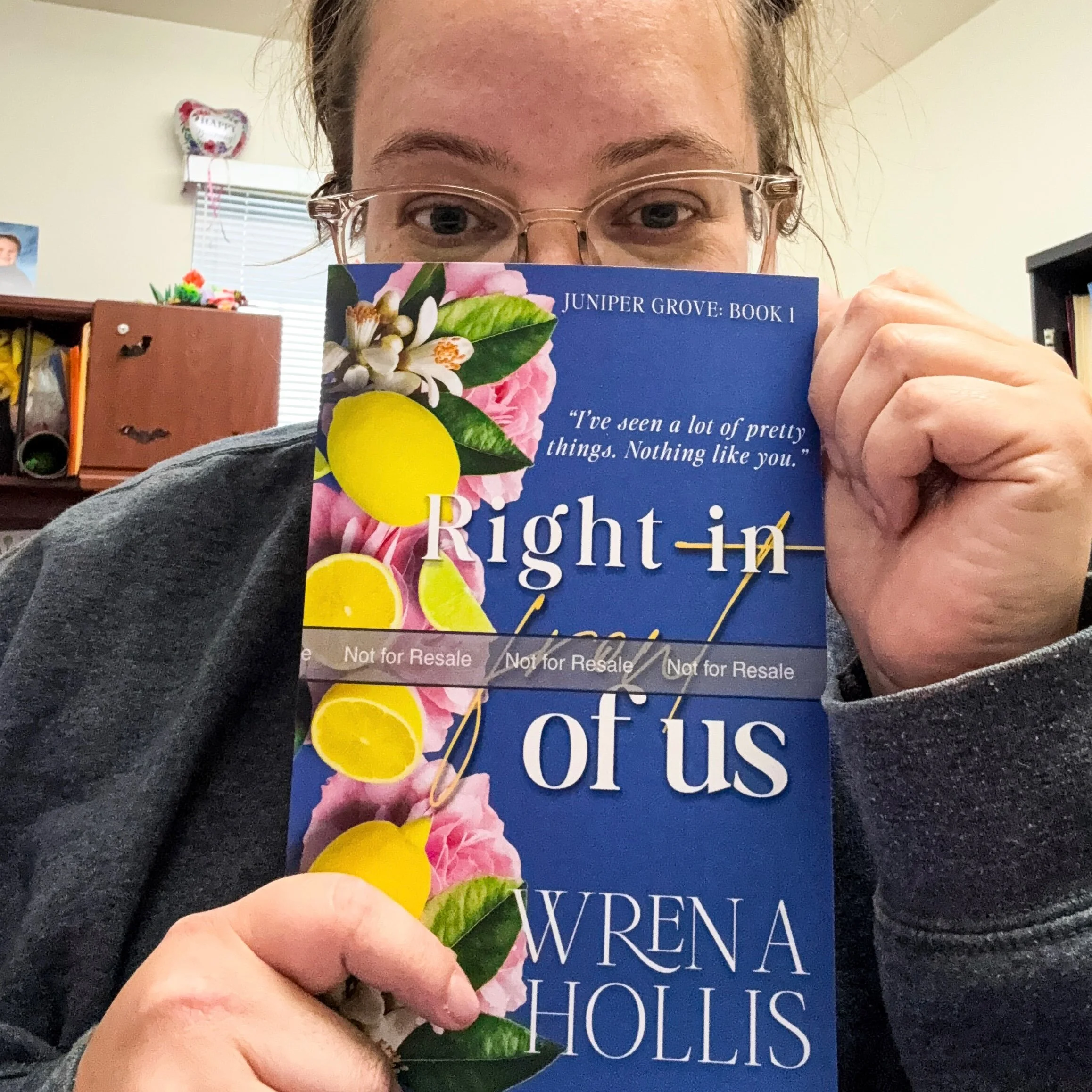 Proofs of Right in front of us came in.

I was a little emotional, it turned out absolutely perfect.

Thank you @vivianmaewrites for the amazing cover.