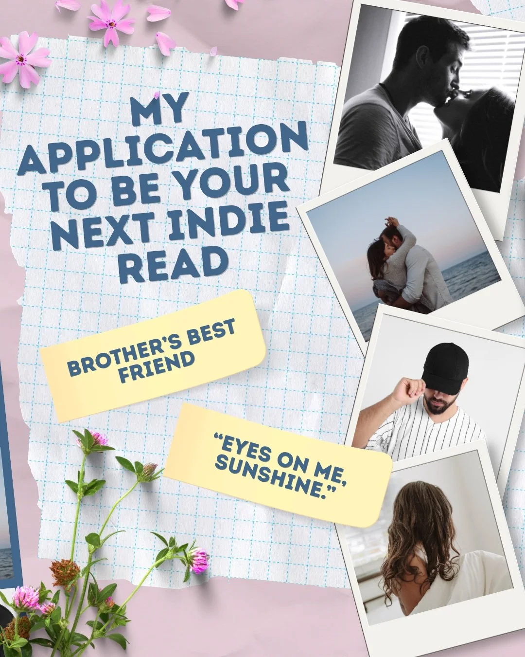 Application to be your next indie obsession. 📋🍋

Qualifications: a brother's-best-friend hero, a heroine who's done playing it safe, and a man who says "eyes on me, sunshine" like it's a threat and a promise at the same time.

RIFOU &mdas