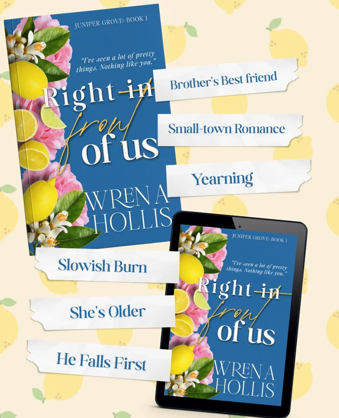 Right in Front of Us

A little over two weeks until release day!

Which is your favorite trope?