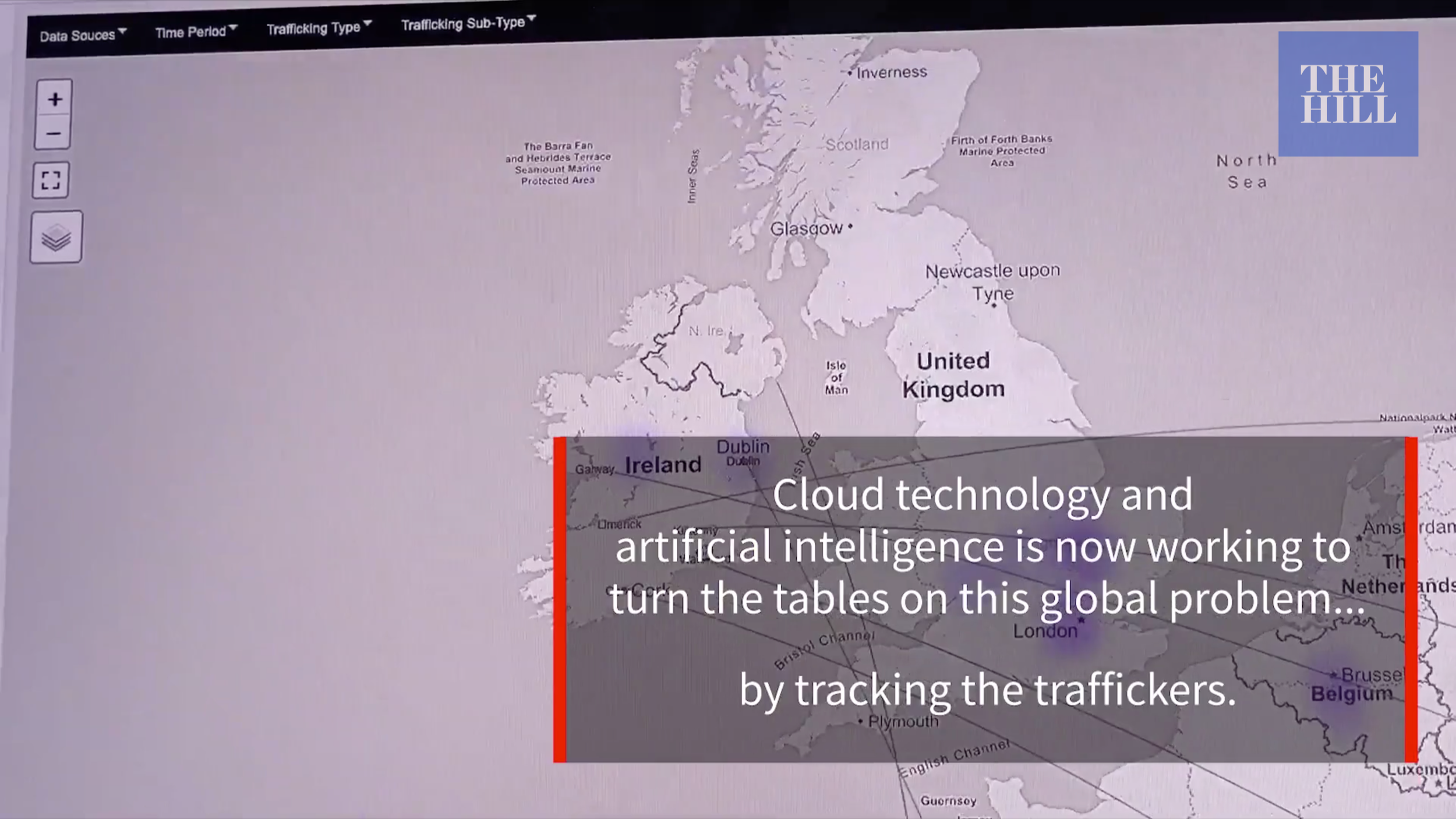 How is IBM’s Watson fighting against human trafficking?