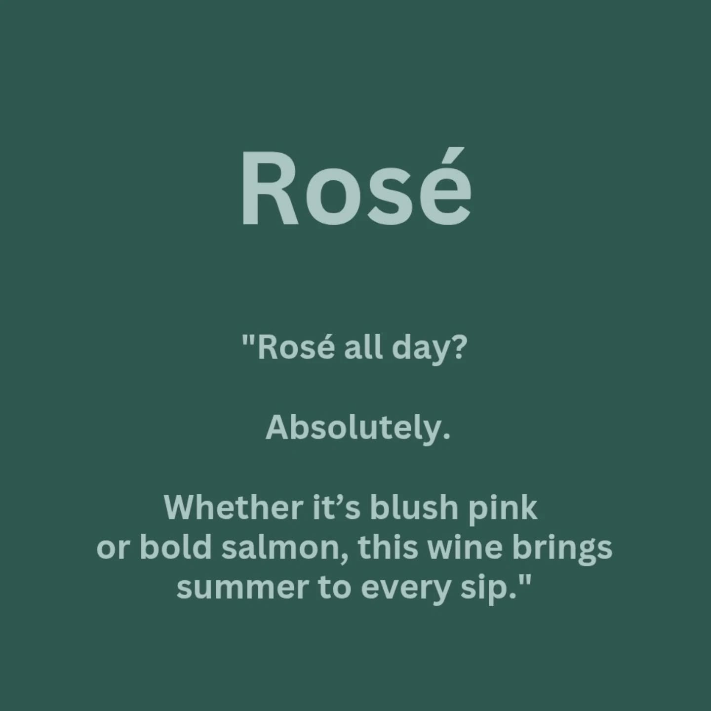 Ros&eacute; all day! We think so! Check out our collection we have something for everyone!
.
.
#theforestvine #ros&eacute;allday #onlinewineshop #forestville #frenchsforest