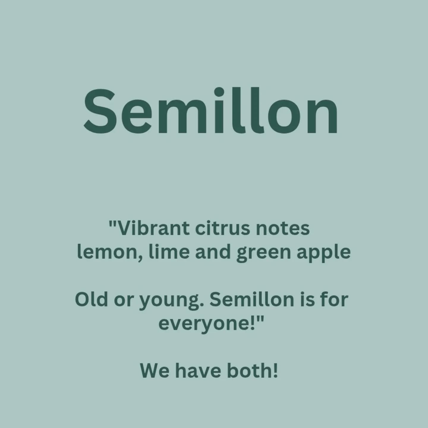 Semillon! Do you think it's underrated? We sure don't! 
We have a selection to choose from from @teusnerwines 2015 Gabrielle to the @mountpleasantwines Elizabeth. Get one get both! Limited numbers on the 2015 Gabrielle once sold its gone. Shop now!
.