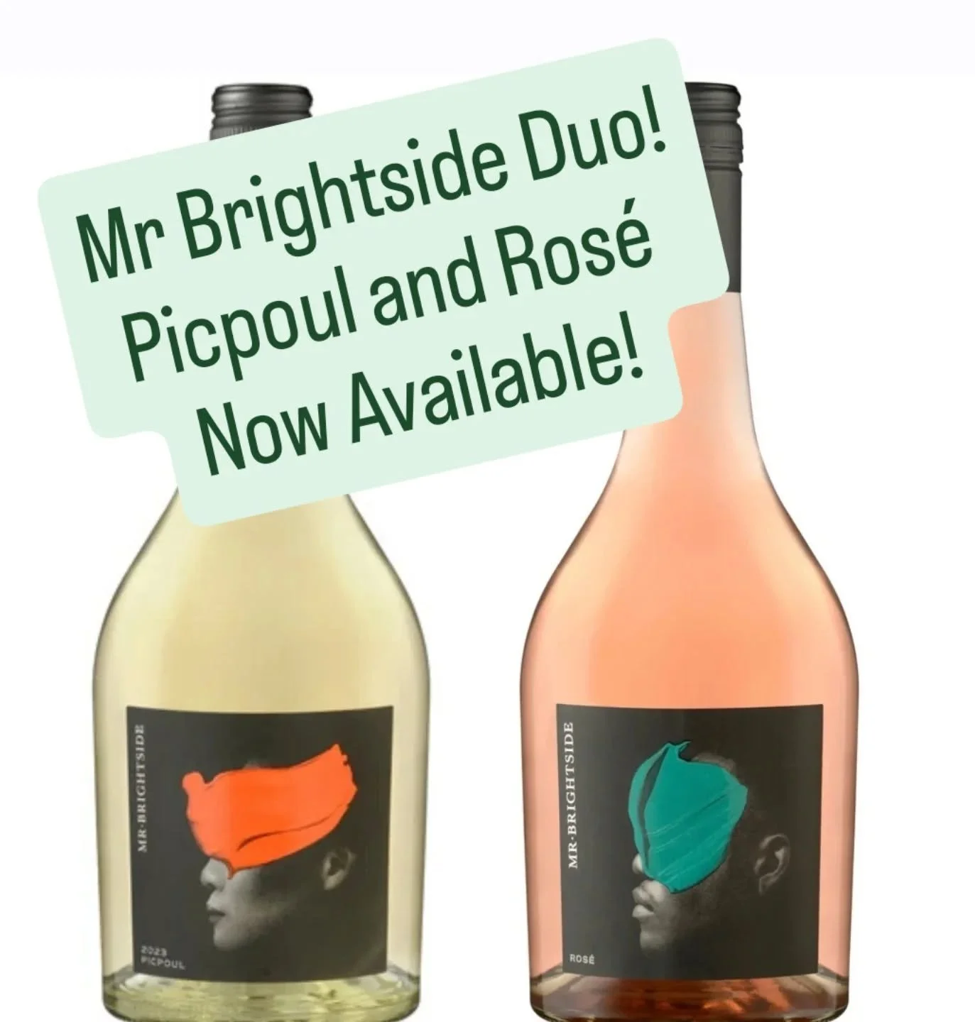Our Mr Brightside Duo is now available! Their Picpoul and Ros&eacute; will brighten up your day! 
@mrriggswineco
@mrbrightsidewine
.
#theforestvine #ros&eacute; #picpoul #mrbrightside #mrriggs