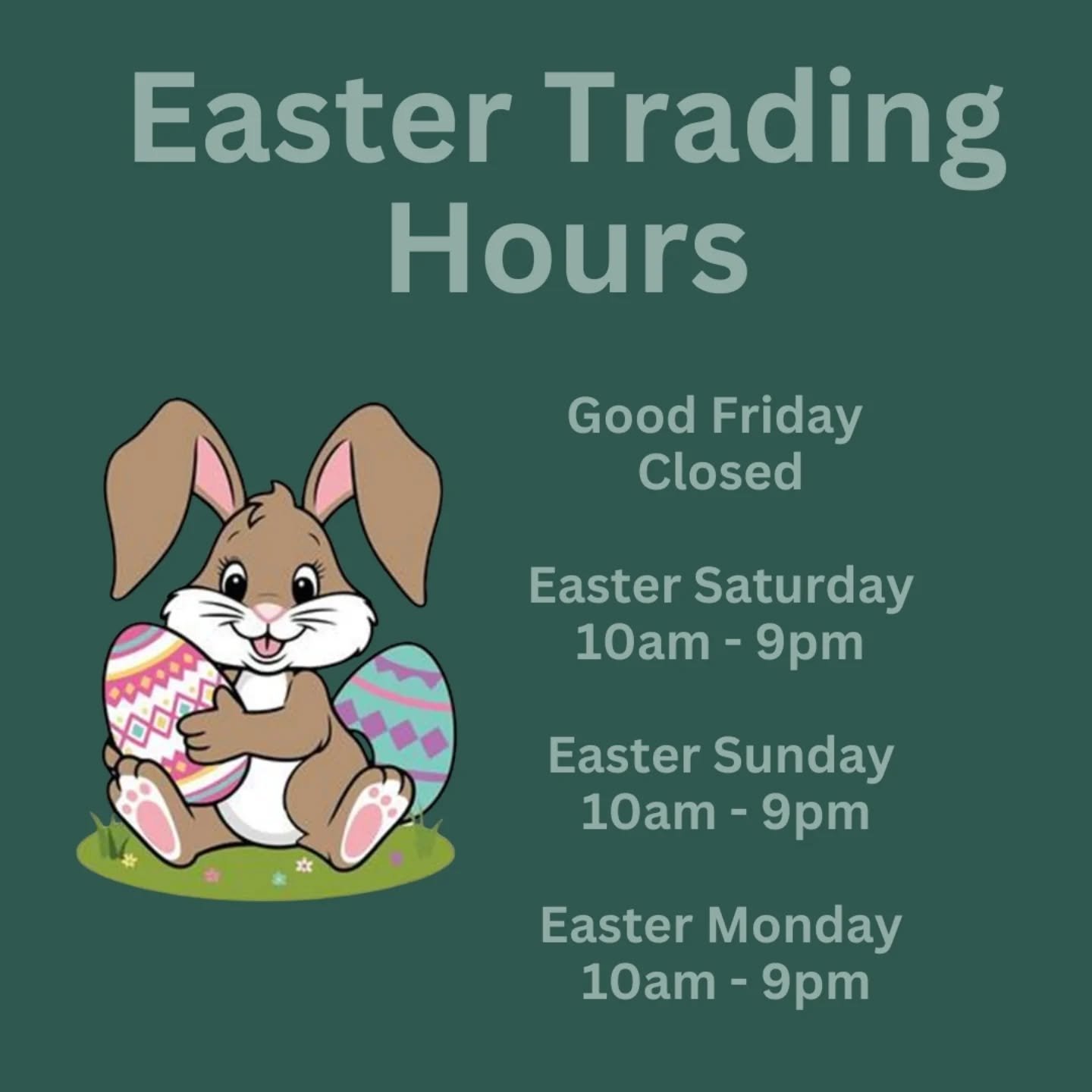 We are only closed for deliveries tomorrow. You can still place your order today! 
.
.
#theforestvine #eastertrading #orderonline #deliveredtoyourdoor