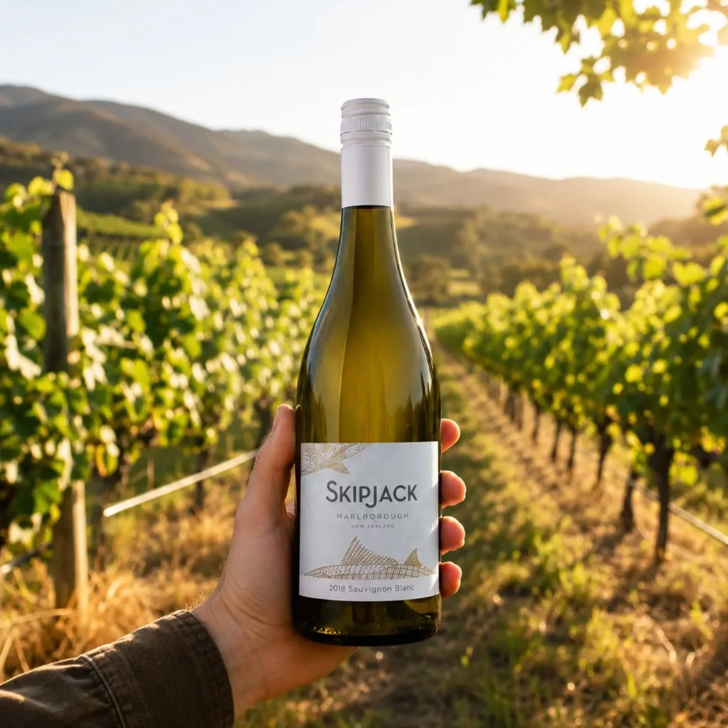 Discover the lively flavors of Skipjack Sauvignon Blanc, a wine that encapsulates the spirit of New Zealand's Marlborough premier wine region.

&bull; Bright and refreshing aromas of passion fruit and citrus.

&bull; Crisp finish with a touch of mine