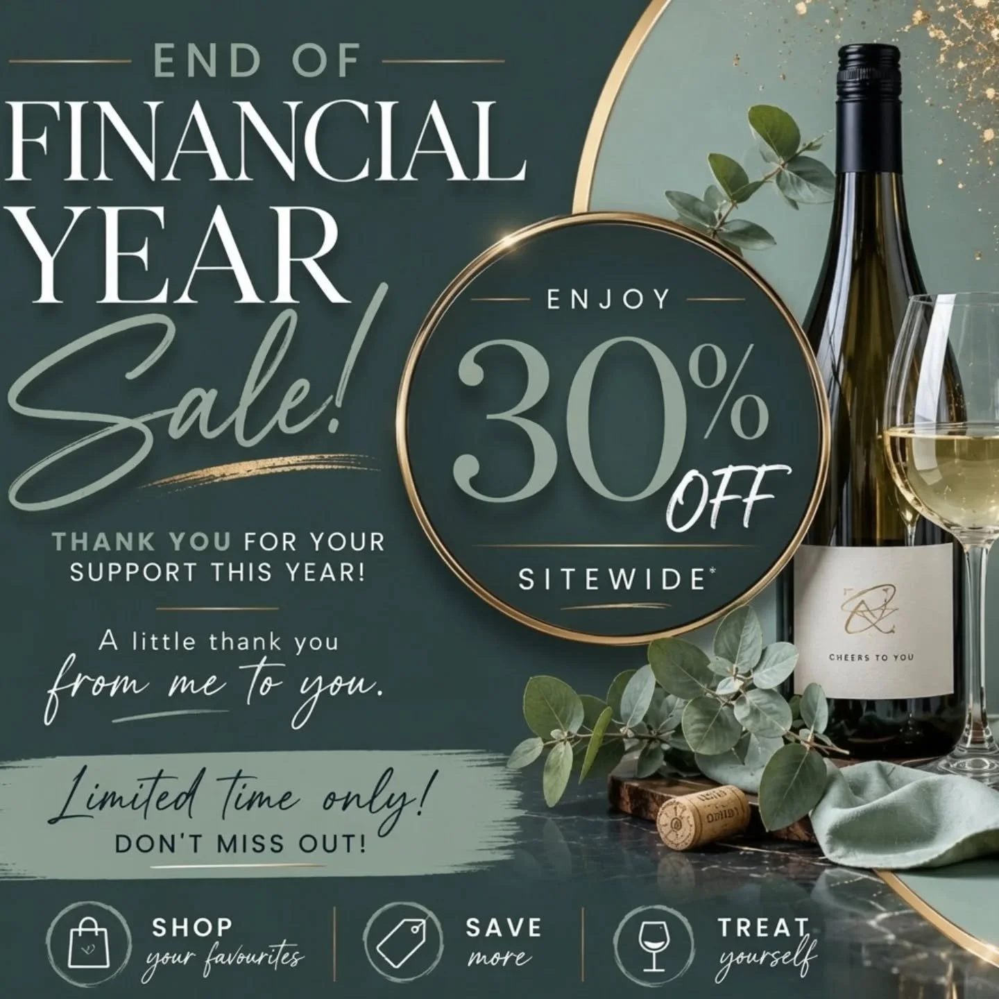 End of financial year sale! 30% off everything. Massive stock clearance, free shipping over $199! Ends June 30
Use code: EOFY26
.
.
#theforestvine #eofy #sale #stockclearance #freedelivery