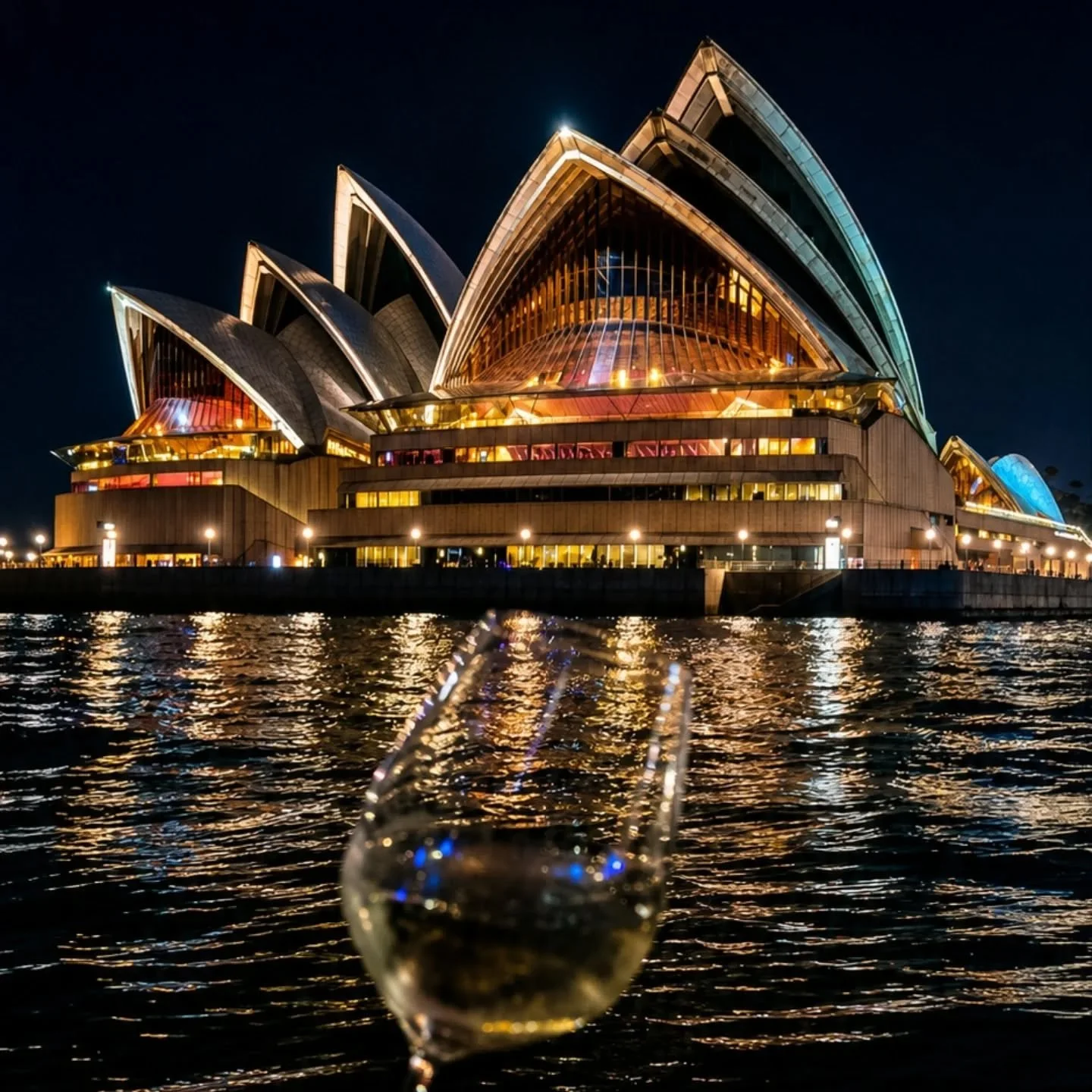 Great night on the harbour with @coriole 
Looking out for these exciting wines! 
.
.
#theforestvine #harbournights #vivid #greatwine