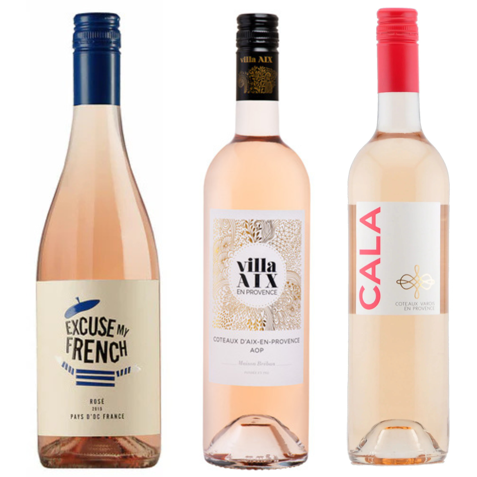 French Rosé Trio Pack
