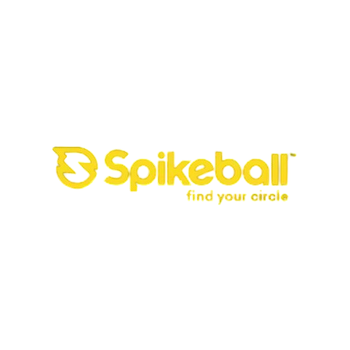 Spikeball logo with the words "Spikeball" and the slogan "find your circle" beneath it.