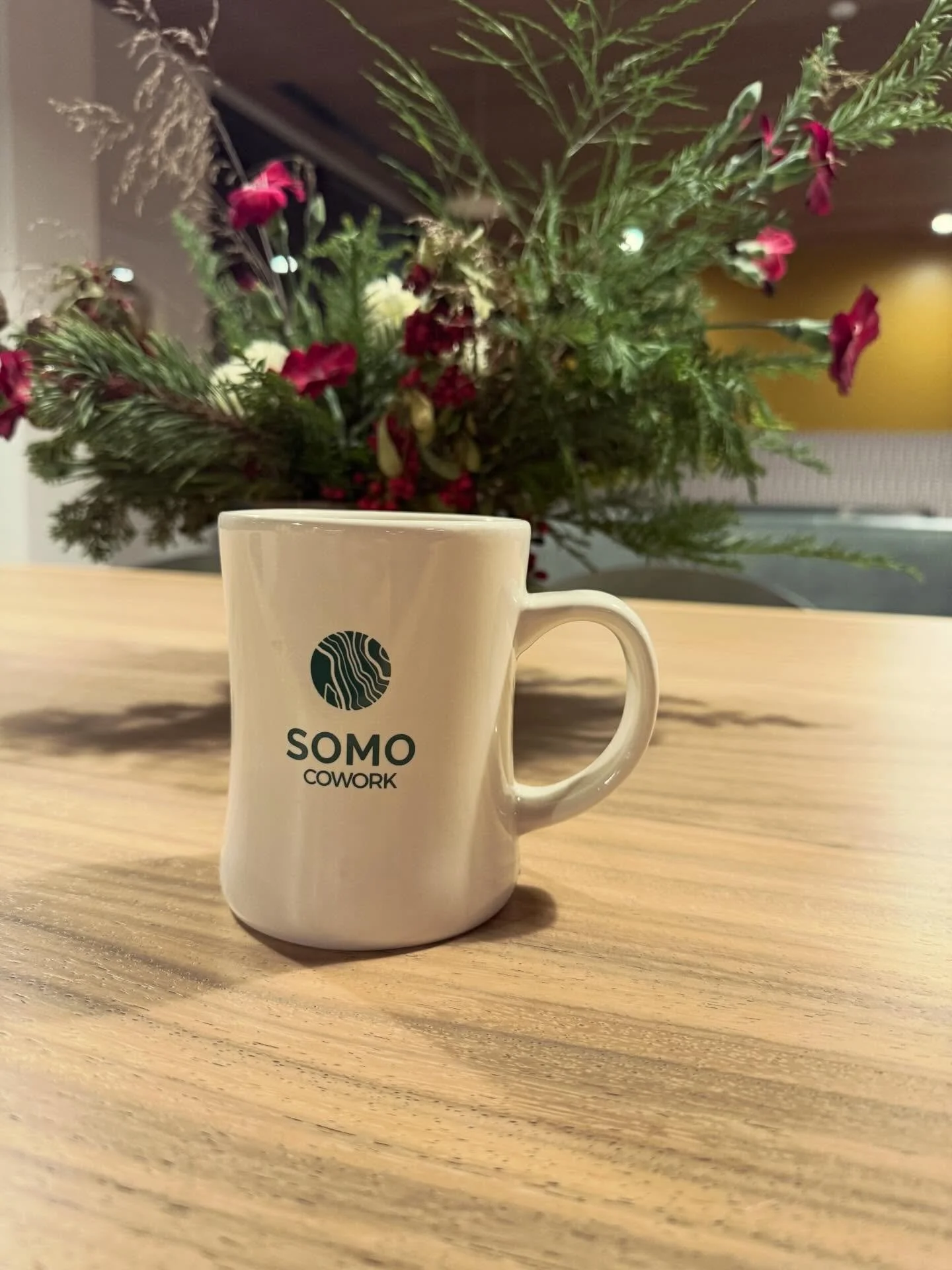 There&rsquo;s something about early mornings at @somocowork &mdash; the calm, the creativity, the sense of possibility.
This season is full of newness, and I&rsquo;m grateful for the space and the people who make it feel grounded and hopeful.
Here&rs