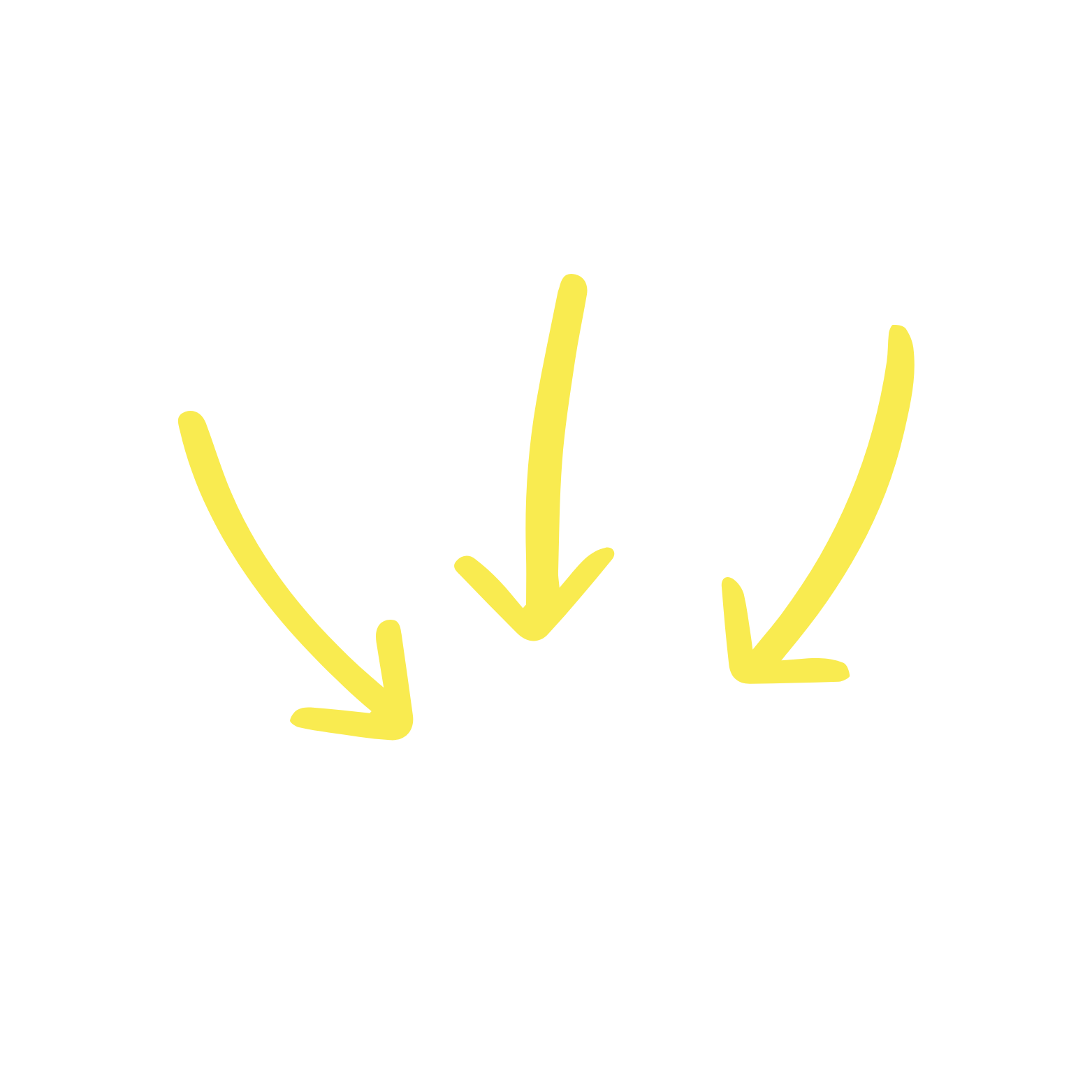 Black baseball cap with white embroidered logo of a winged creature and three yellow arrows pointing downward from the logo