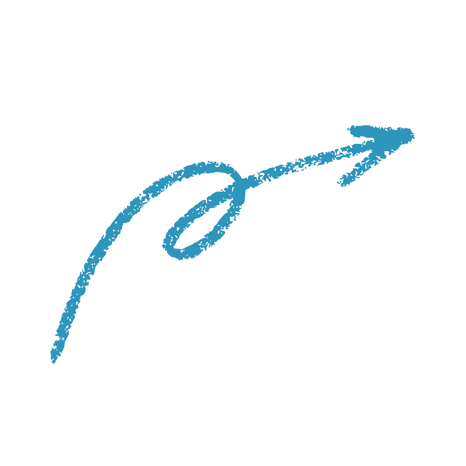 Blue signature-style cursive writing of the word 'Joy' on a black background.