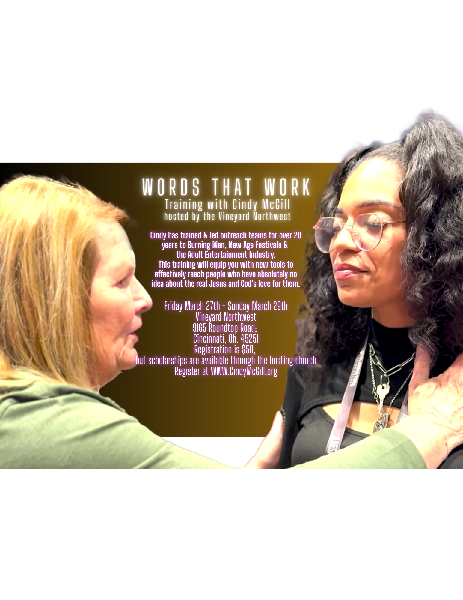 Mar 27-29, 2026/ Words That Work Training / Cincinnati, Ohio