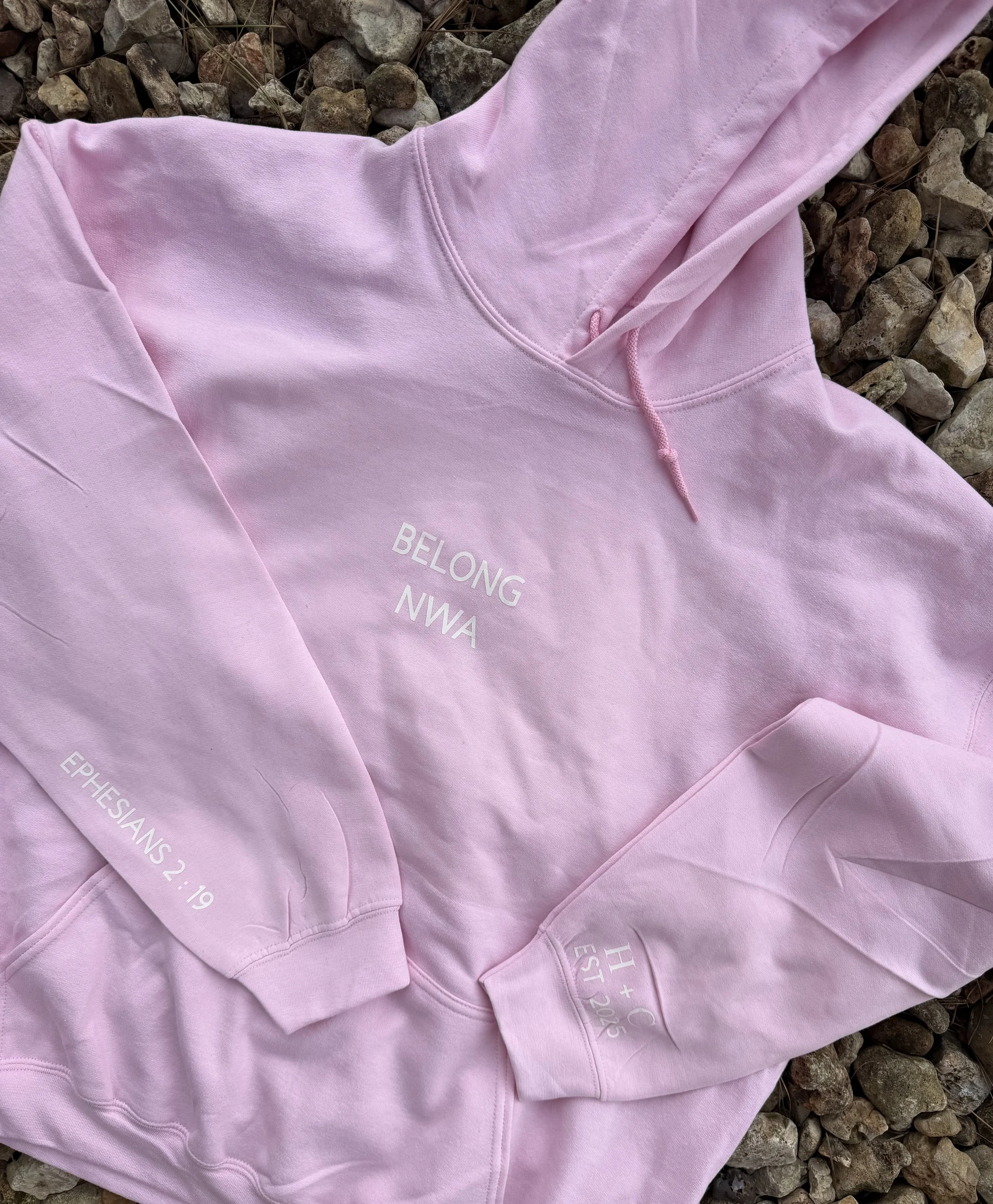 Pink BELONG Hoodie (founders collection)
