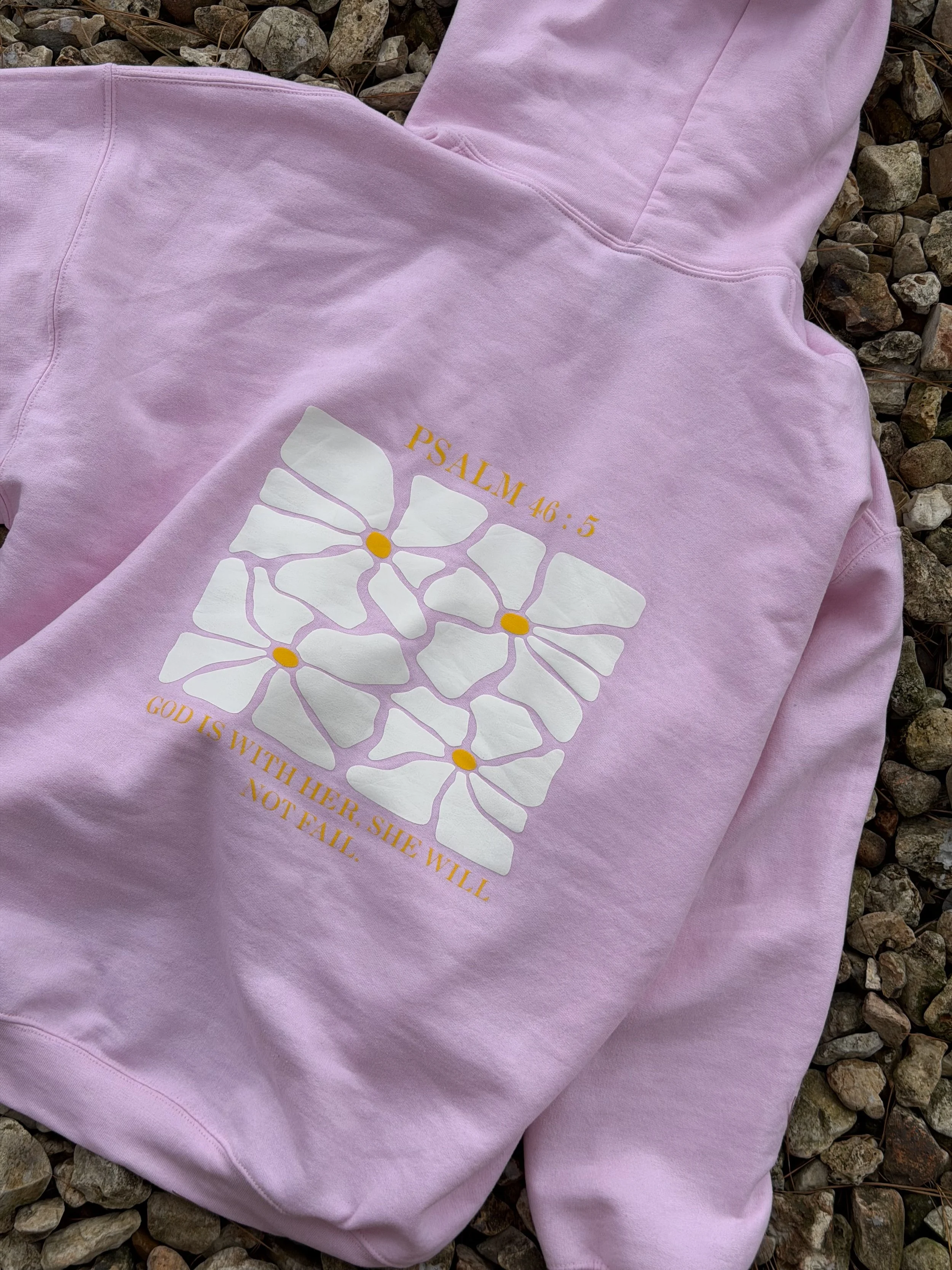 Psalm 46: 5 Floral Hoodie