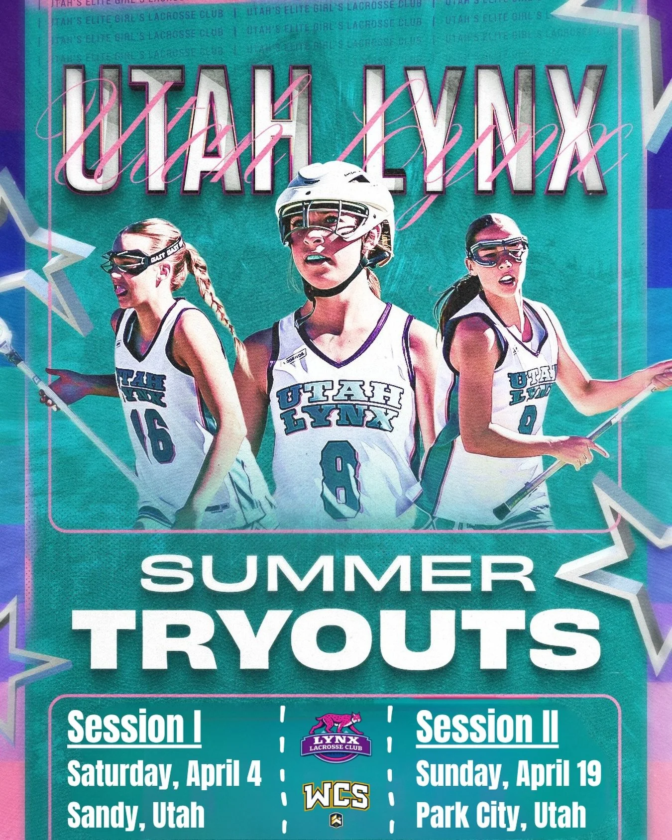 Lynx Lacrosse Club Summer Tryouts: Two Final Sessions in April!

As the exclusive Utah affiliate of the West Coast Starz (@westcoaststarzgirls), Lynx athletes have a direct pathway to one of the top national club programs in the country&mdash;connect