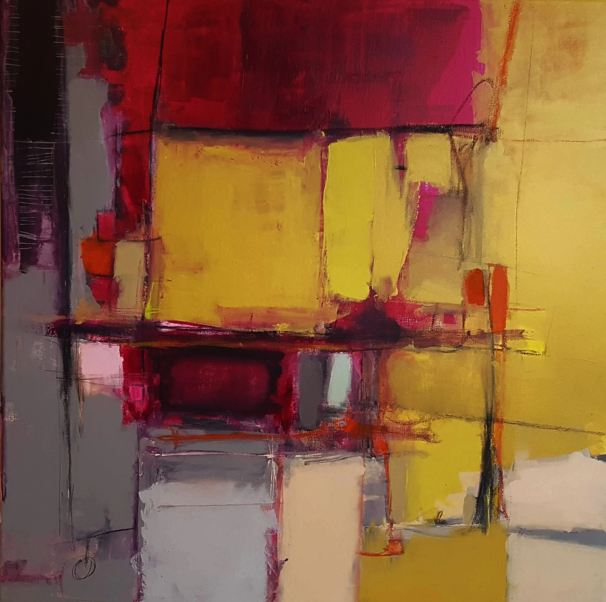#899, acrylic, etc.  (24" x 24")