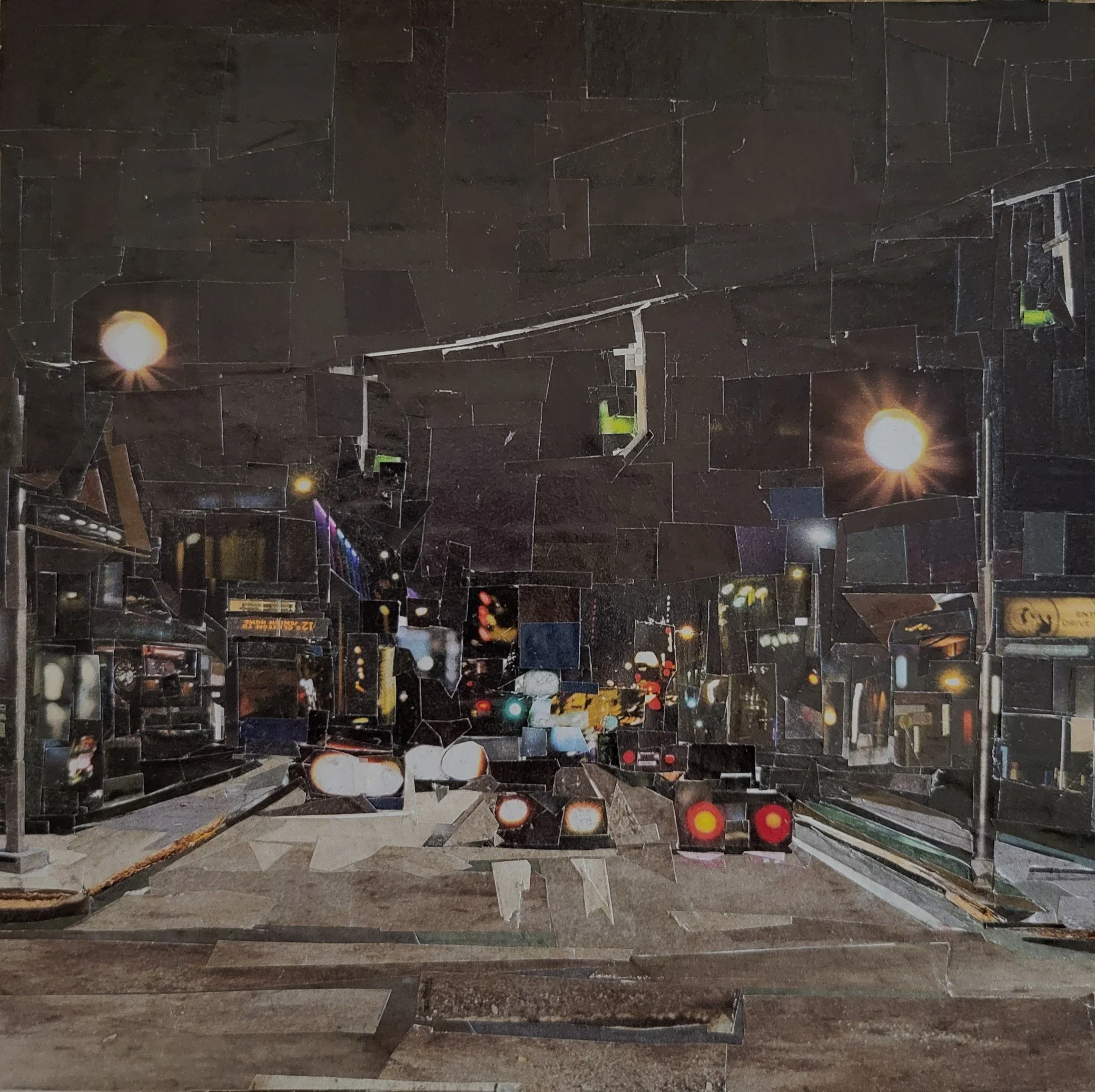 Car Lights               (6"x6")