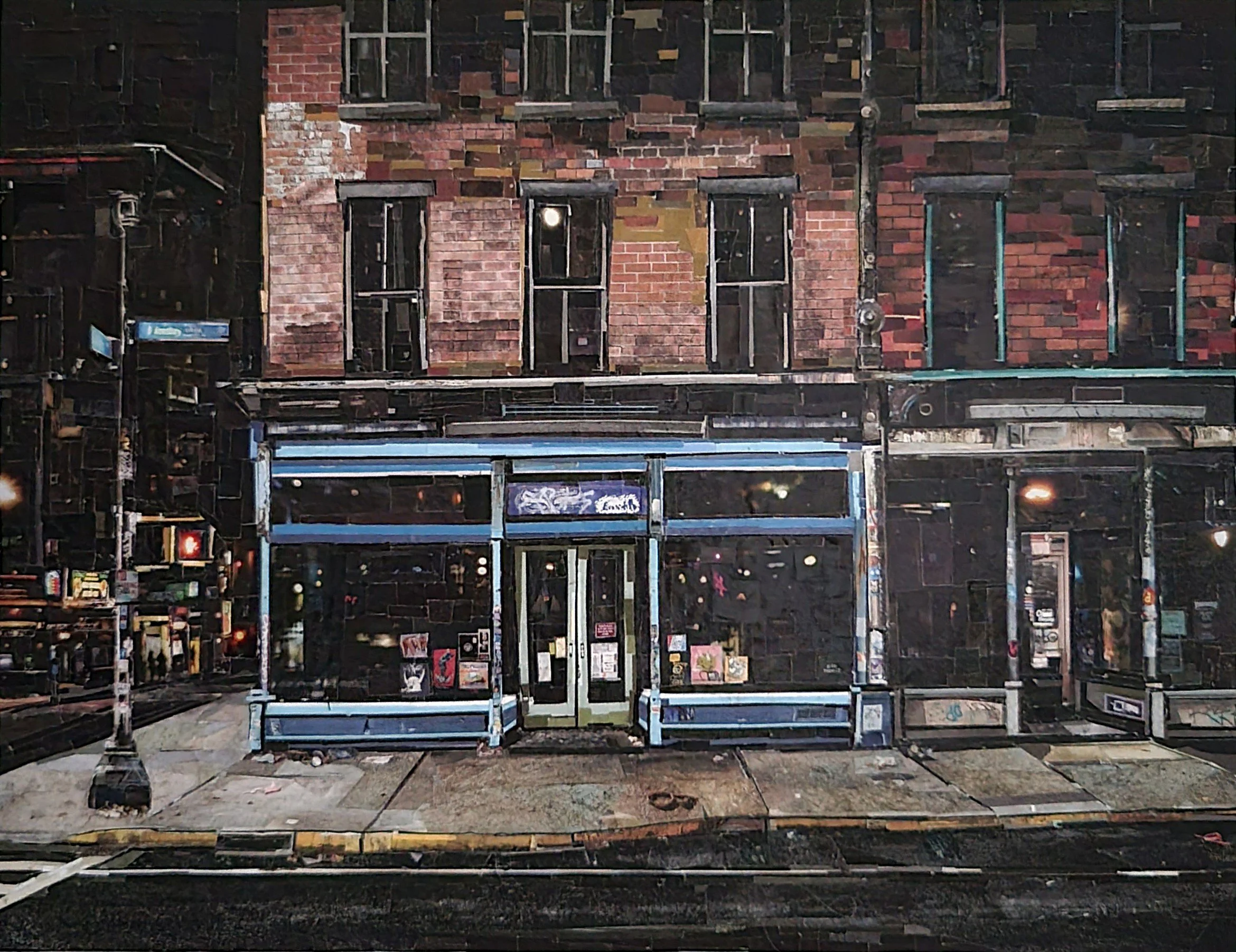 The Blue Corner  (13" x 10")