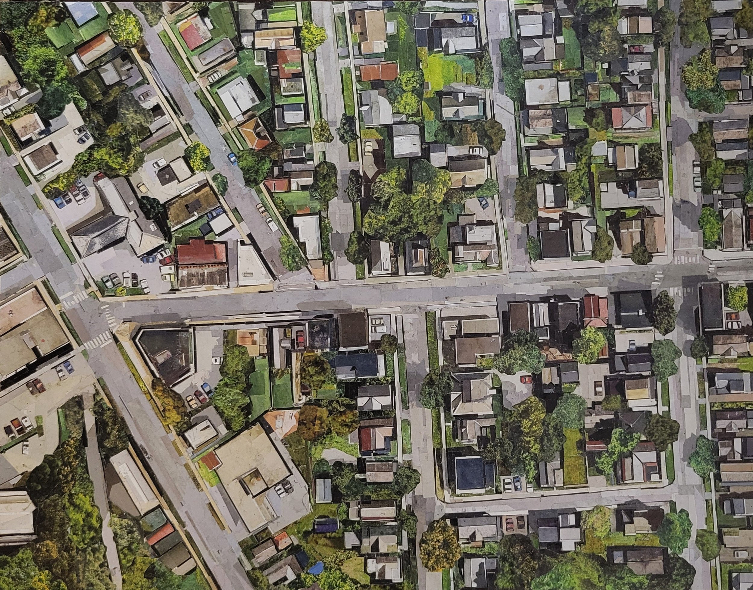 North Ave. & North St. (14" x 11")