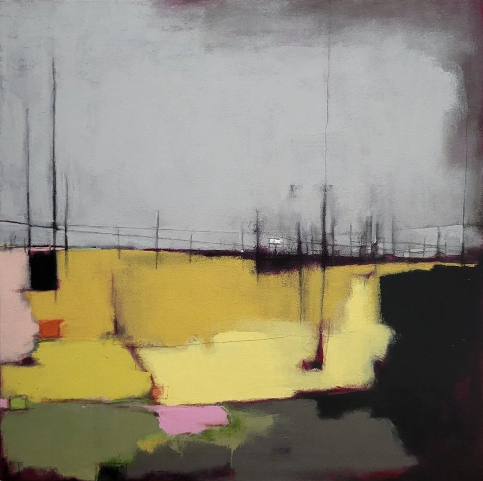 #434 , acrylic, etc. (20" x20")