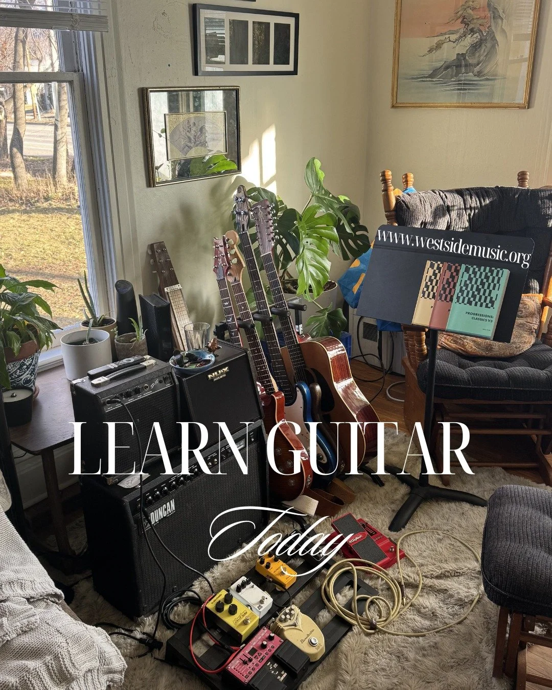 We offer Guitar and Bass lessons here in Missoula County