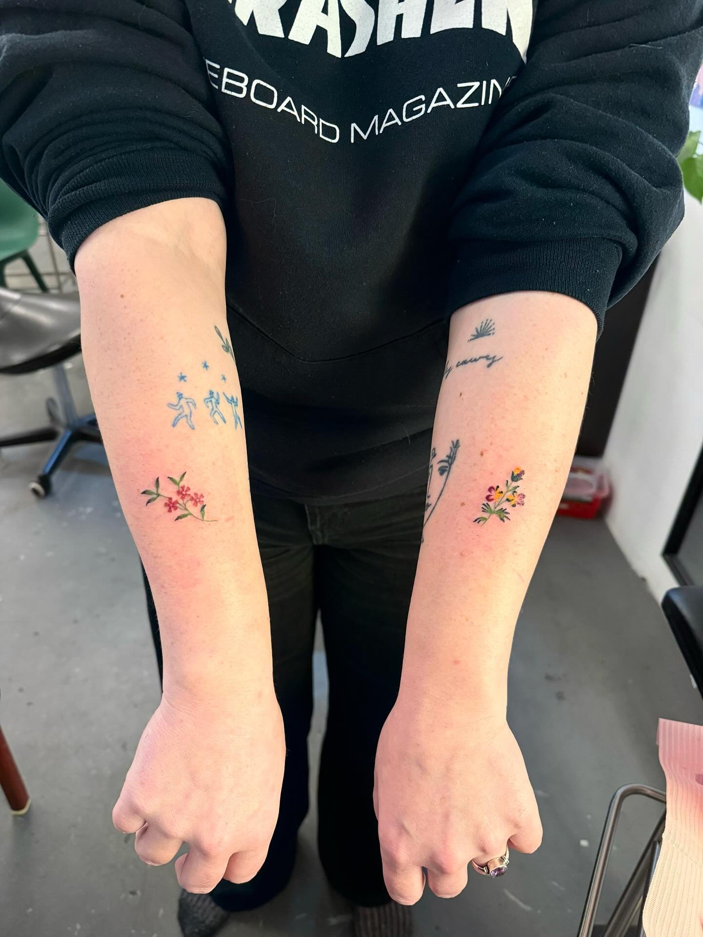 A few of the tattoos I did during the last flash day ❤️ Thank you again to everyone who came ✨🥹