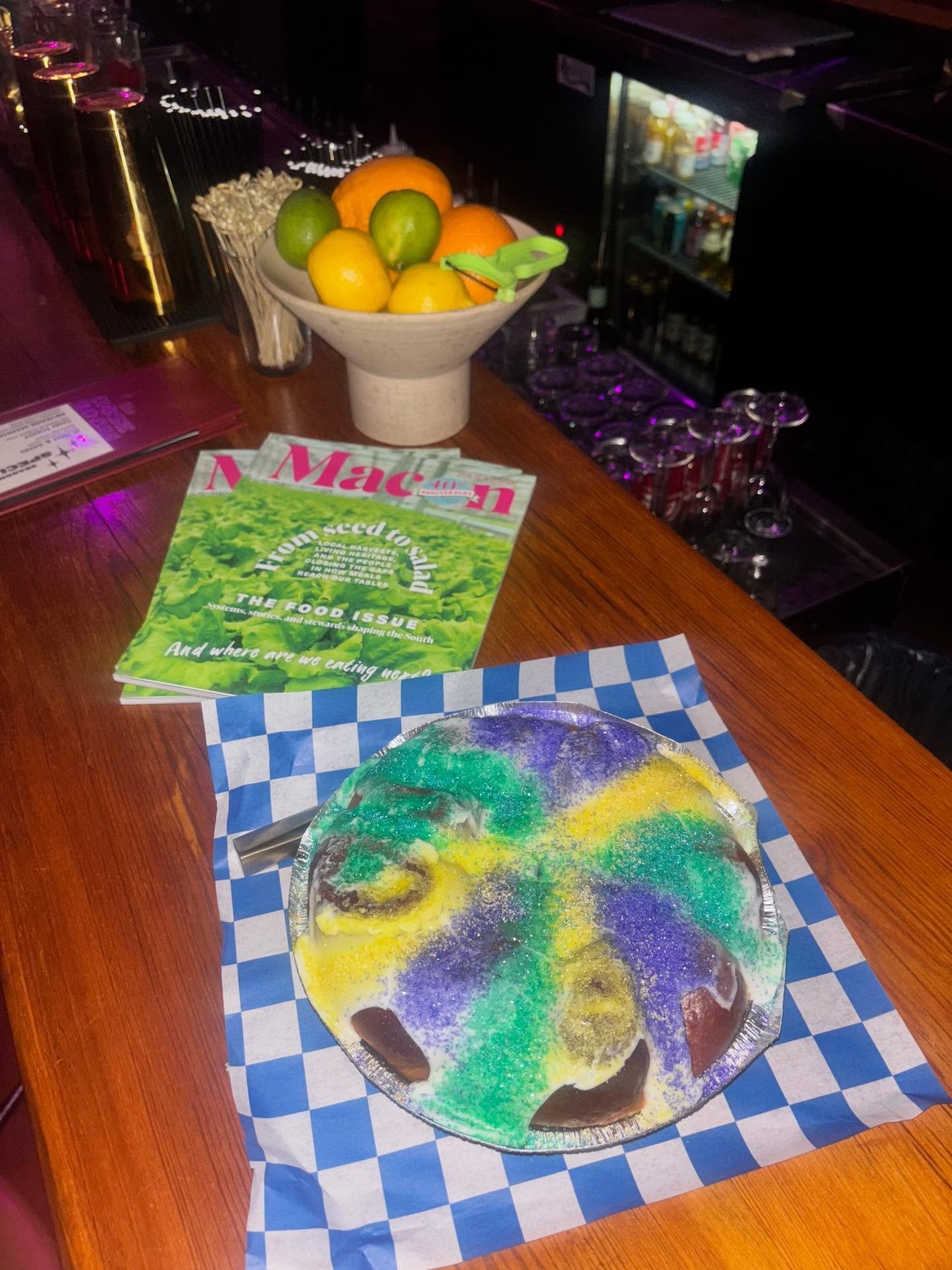 Happy Mardi Gras! May your king cake be good, Sazerac strong, and beads secured. It was fun to celebrate recently with @maconmagazine launch party First Friday February 6. Thank you for the special interview of Jon, who&rsquo;s been in the industry o