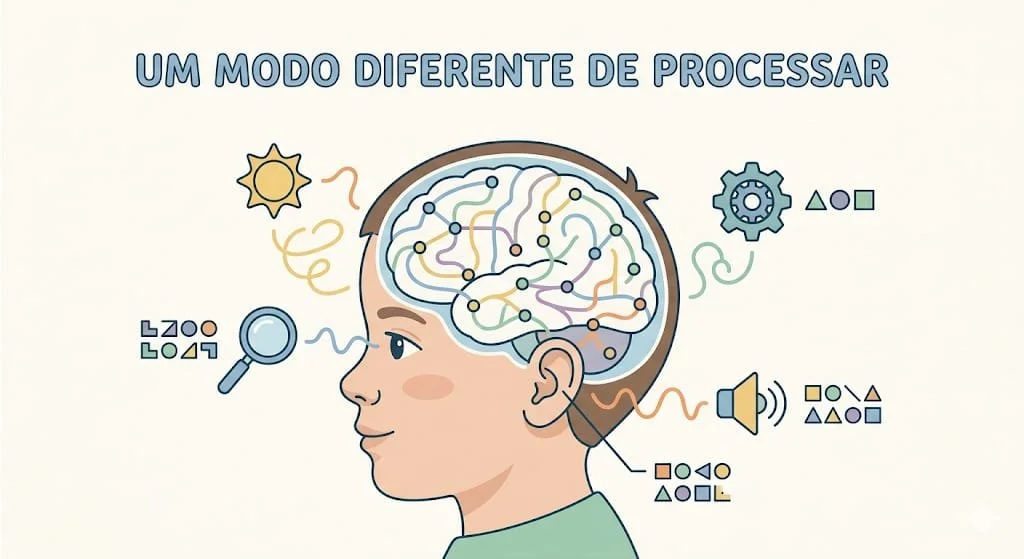 Como o Cérebro Autista Percebe o Mundo