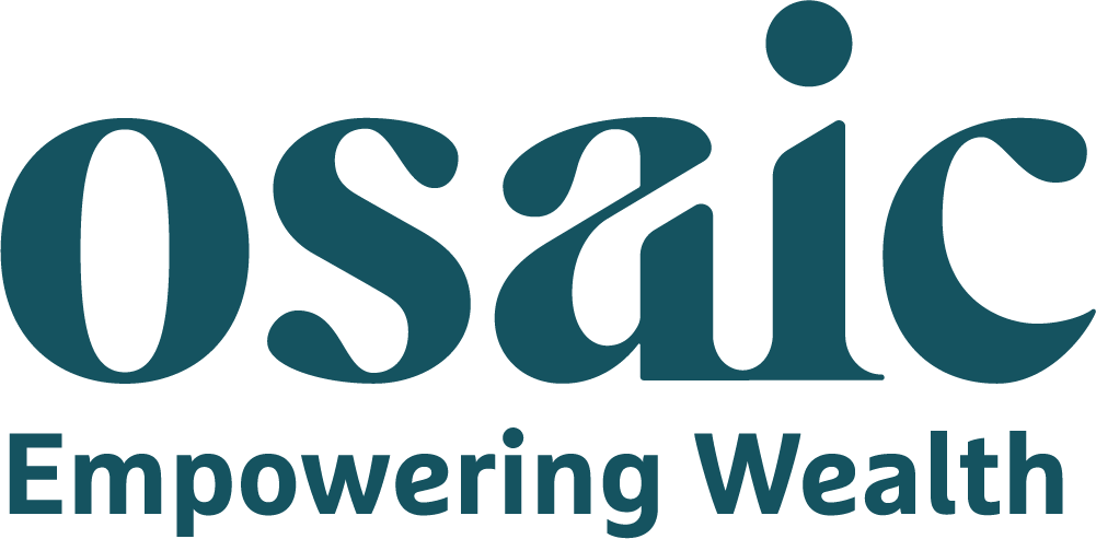 Logo of OsaiC with the slogan "Empowering Wealth".