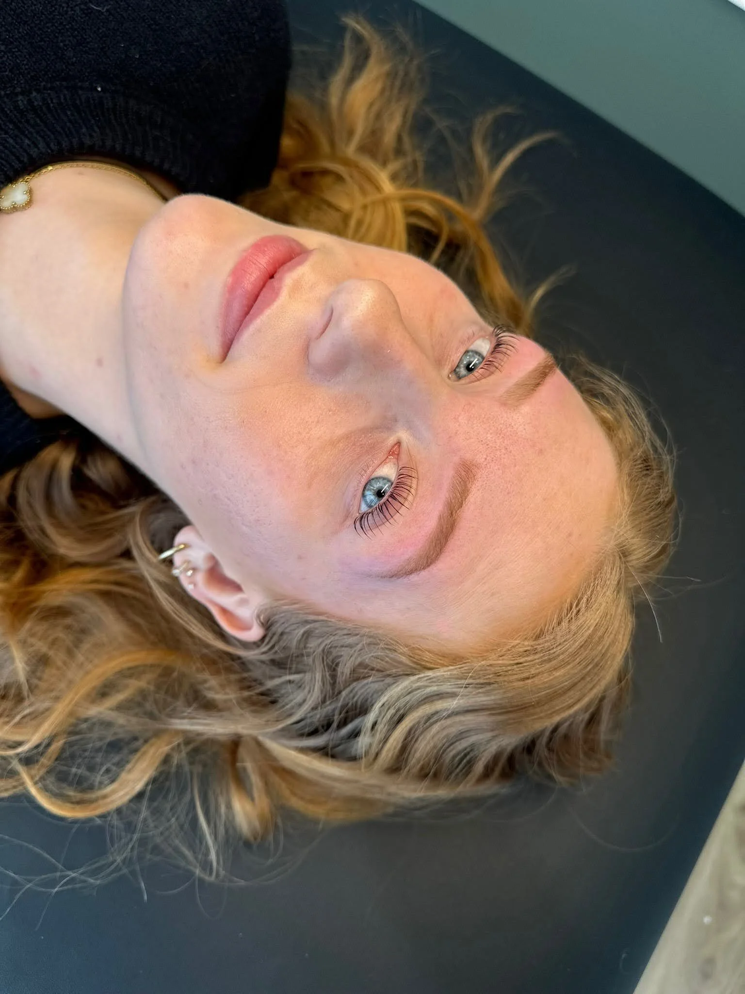 Korean Lash Lift and Tint by Miranda at Studio M Aesthetics in Winnipeg, Manitoba.