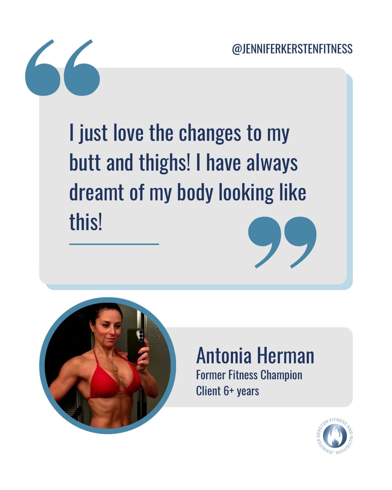 She used to compete. Now she just&hellip; looks like she does. Every. Single. Day. 👇

Antonia came to me with the competitor mindset &mdash; all or nothing, on or off, peak or spiral.

6+ years later, she&rsquo;s proof that you don&rsquo;t have to c