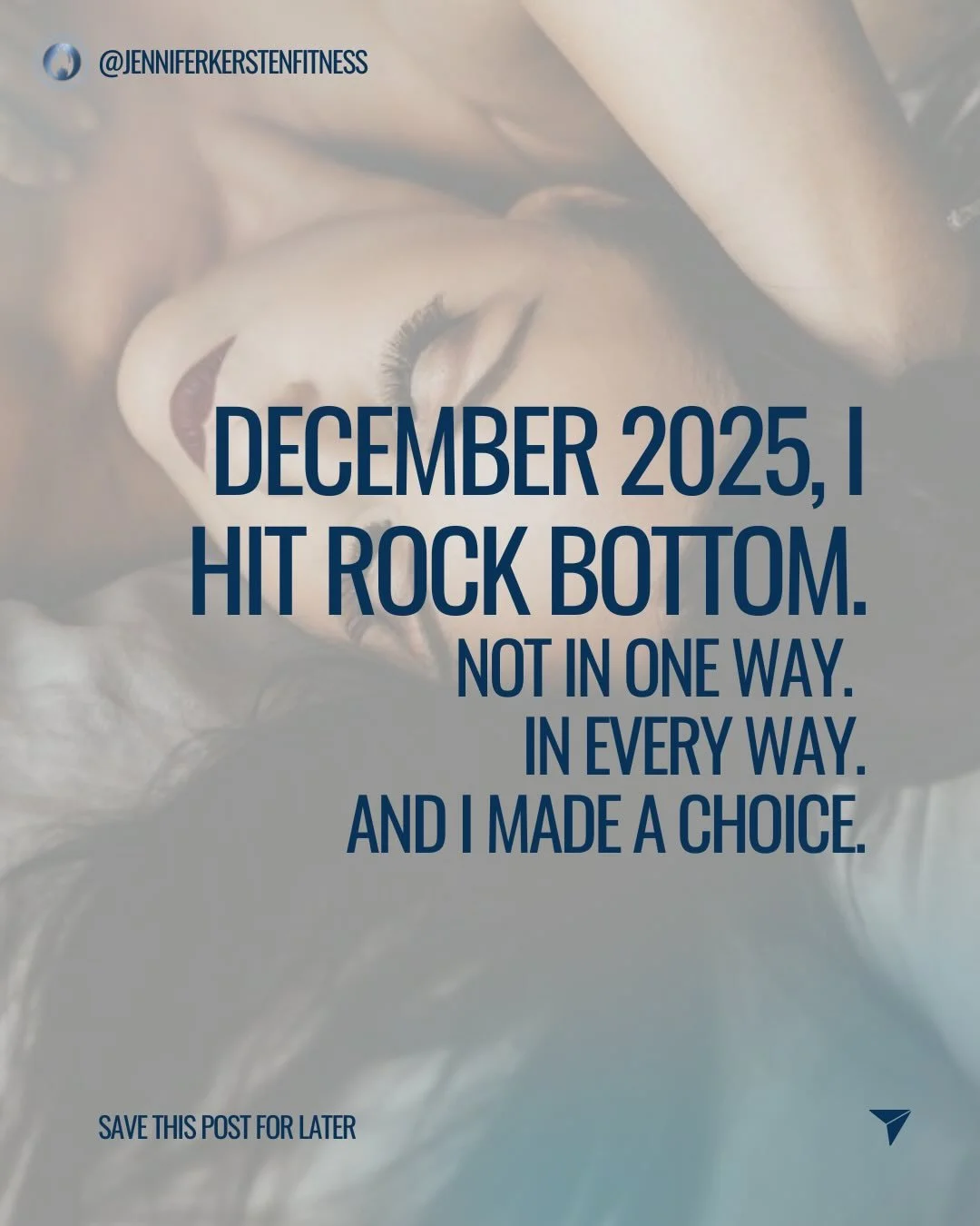 Rock bottom hit hard. Rebuilding was harder. But I did it anyway, and so can you 💙

Swipe ➡️to see what that actually took.