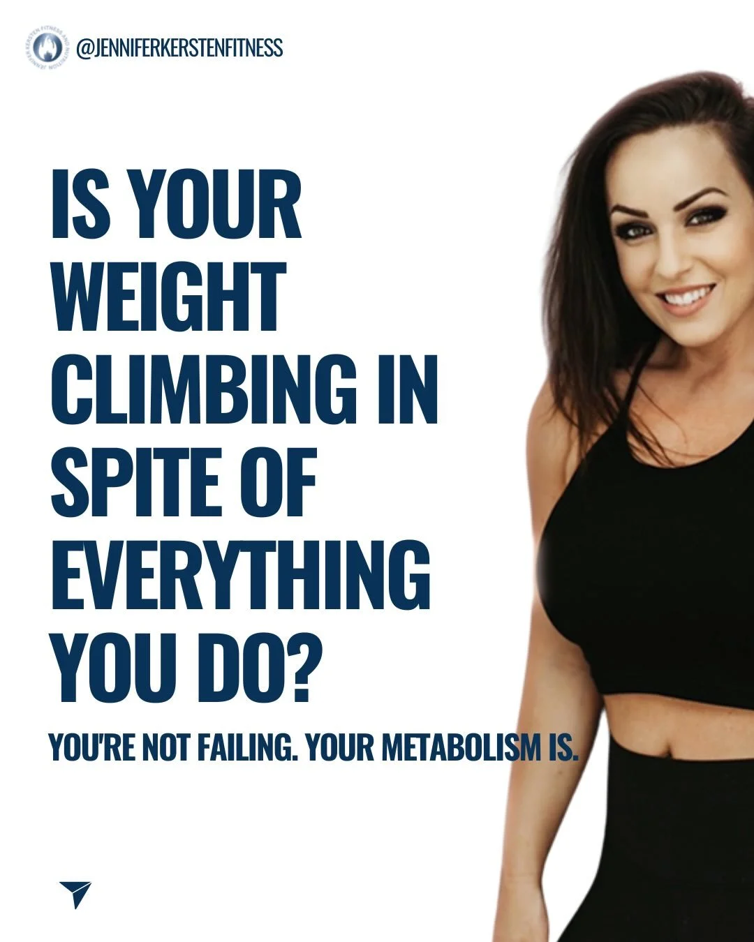 If your weight keeps climbing in spite of everything you do than this is the account you&rsquo;ve been looking for.

I&rsquo;m Jenn. I&rsquo;ve spent 13 years helping women heal their metabolism and get their body back without another restriction die